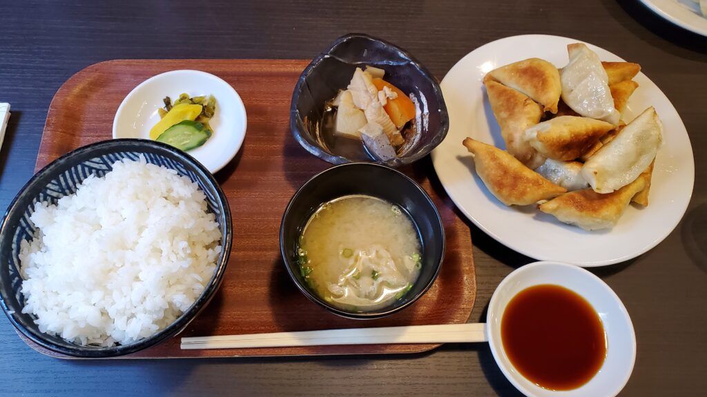 餃子定食
餃子の馬渡